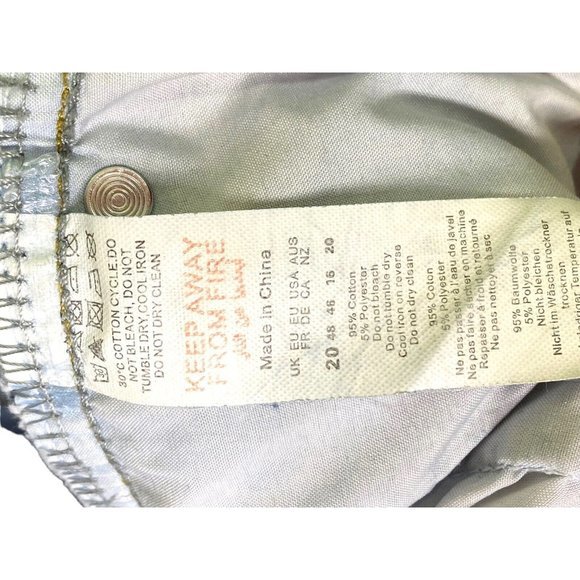 Pretty Little Thing Plus Vintage‎ Wash Split Hem Jeans Sz 16 90’s Grunge Denim - Picture 7 of 7